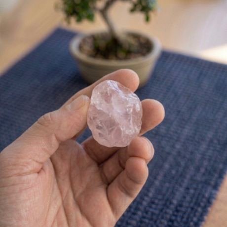Exemplo de quartzo rosa