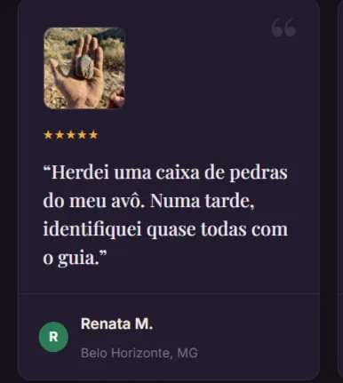 Relato de Renata M. sobre pedras herdadas